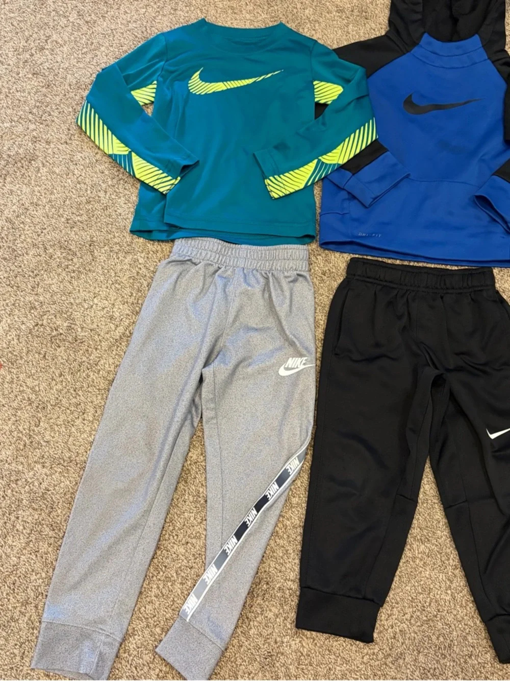 Nike Boys Joggers & Hoodies Set - Teal, Blue, Black, Orange, Navy Size 4 - Picture 4 of 14